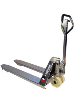 樂吉騰手動全不銹鋼干凈衛生的托盤搬運車